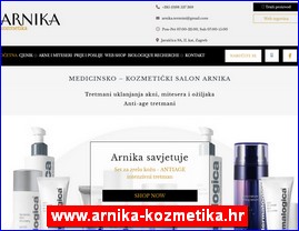 Frizeri, saloni lepote, kozmetiki saloni, www.arnika-kozmetika.hr