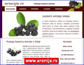 Voće, povrće, prerada hrane, www.aronija.rs