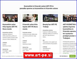 Frizeri, saloni lepote, kozmetiki saloni, www.art-pe.si