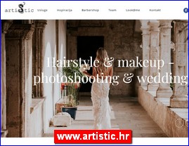 Frizeri, saloni lepote, kozmetiki saloni, www.artistic.hr
