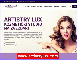 Frizeri, saloni lepote, kozmetiki saloni, www.artistrylux.com