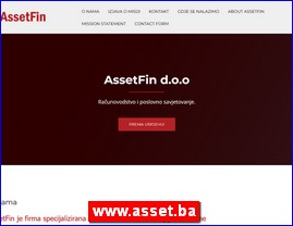 Knjigovodstvo, računovodstvo, www.asset.ba