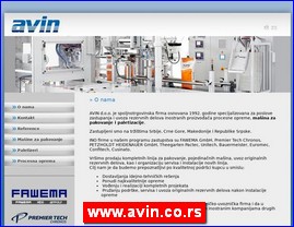 Industrija, zanatstvo, alati, Srbija, www.avin.co.rs