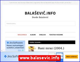 Muziari, bendovi, folk, pop, rok, www.balasevic.info