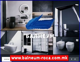 Sanitarije, vodooprema, www.balneum-roca.com.mk