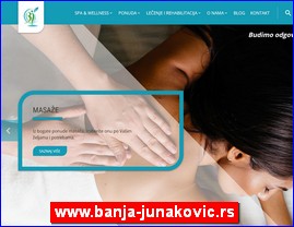 Ordinacije, lekari, bolnice, banje, laboratorije, www.banja-junakovic.rs