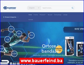 Medicinski aparati, ureaji, pomagala, medicinski materijal, oprema, www.bauerfeind.ba