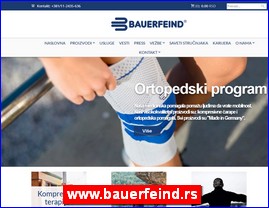 Medicinski aparati, ureaji, pomagala, medicinski materijal, oprema, www.bauerfeind.rs