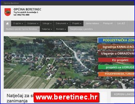 Gradovi, regije  , www.beretinec.hr