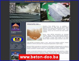 Građevinarstvo, građevinska oprema, građevinski materijal, www.beton-doo.ba