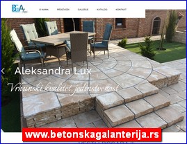 Betonska galanterija, Aleksandra Lux, Vrdnik, Irig, www.betonskagalanterija.rs