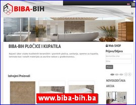 Sanitarije, vodooprema, www.biba-bih.ba