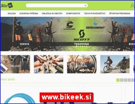 Sportska oprema, www.bikeek.si