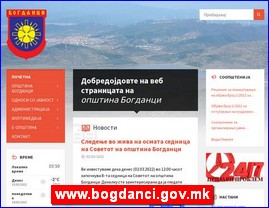 Gradovi, regije  , www.bogdanci.gov.mk