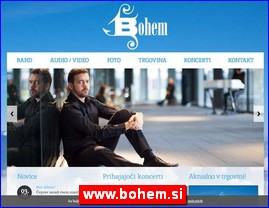 Muziari, bendovi, folk, pop, rok, www.bohem.si