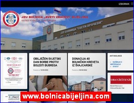 Ordinacije, lekari, bolnice, banje, laboratorije, www.bolnicabijeljina.com