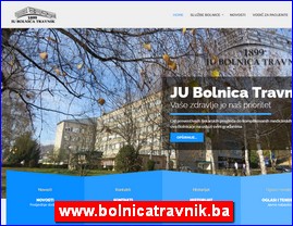 Ordinacije, lekari, bolnice, banje, laboratorije, www.bolnicatravnik.ba