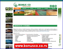 Sportska oprema, www.bonusco.co.rs