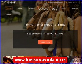 Hoteli, moteli, hosteli,  apartmani, smeštaj, www.boskovavoda.co.rs