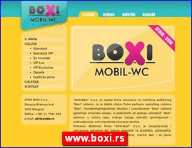 Higijenska oprema, www.boxi.rs