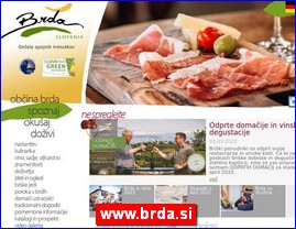 Gradovi, regije  , www.brda.si