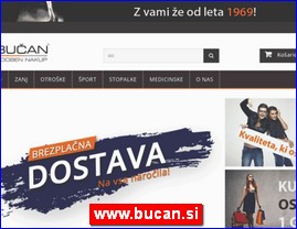 Sportska oprema, www.bucan.si