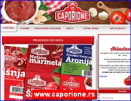 Voće, povrće, prerada hrane, www.caporione.rs
