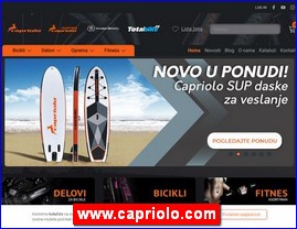 Sportska oprema, www.capriolo.com