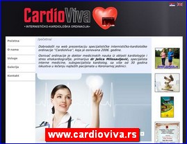 Ordinacije, lekari, bolnice, banje, laboratorije, www.cardioviva.rs
