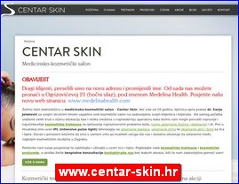 Frizeri, saloni lepote, kozmetiki saloni, www.centar-skin.hr