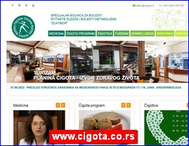 Ordinacije, lekari, bolnice, banje, laboratorije, www.cigota.co.rs