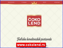 Konditorski proizvodi, keks, čokolade, bombone, torte, sladoledi, poslastičarnice, www.cokolend.rs