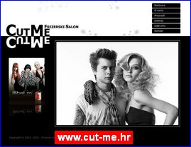 Frizeri, saloni lepote, kozmetiki saloni, www.cut-me.hr