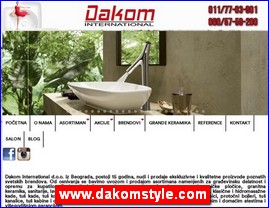 Sanitarije, vodooprema, www.dakomstyle.com