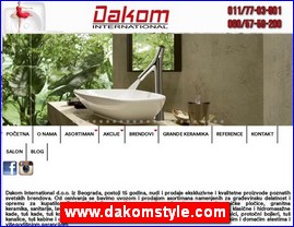 Sanitarije, vodooprema, www.dakomstyle.com