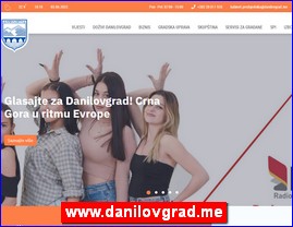 Gradovi, regije  , www.danilovgrad.me