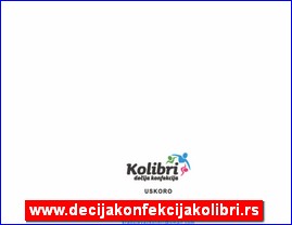 Oprema za decu i bebe, www.decijakonfekcijakolibri.rs