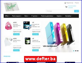 Kancelarijska oprema, materijal, kolska oprema, www.defter.ba