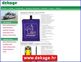 Medicinski aparati, ureaji, pomagala, medicinski materijal, oprema, www.dekage.hr