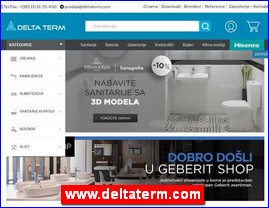 Sanitarije, vodooprema, www.deltaterm.com