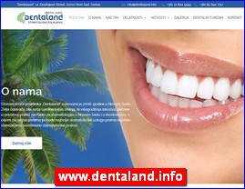 Stomatološke ordinacije, stomatolozi, zubari, www.dentaland.info