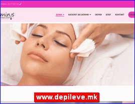 Frizeri, saloni lepote, kozmetiki saloni, www.depileve.mk