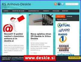 Gradovi, regije  , www.deskle.si