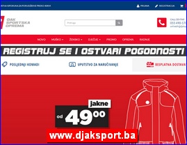 Sportska oprema, www.djaksport.ba