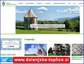 Gradovi, regije  , www.dolenjske-toplice.si