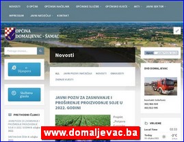 Gradovi, regije  , www.domaljevac.ba