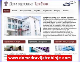 Ordinacije, lekari, bolnice, banje, laboratorije, www.domzdravljatrebinje.com