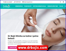 Ordinacije, lekari, bolnice, banje, Srbija, www.drbojic.com