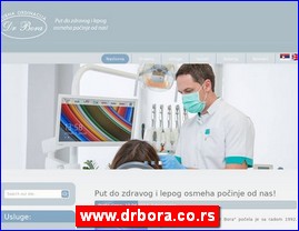 Stomatološke ordinacije, stomatolozi, zubari, www.drbora.co.rs