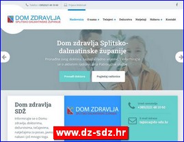 Ordinacije, lekari, bolnice, banje, laboratorije, www.dz-sdz.hr